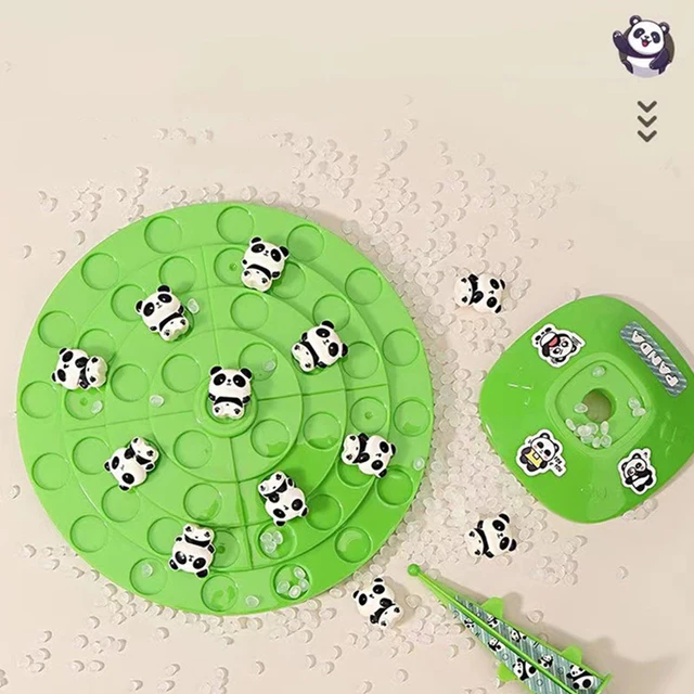 Children's Balance Panda Balance Tree Folding Happy Intelligence Early Education Decompression Game Table Battle Games 5
