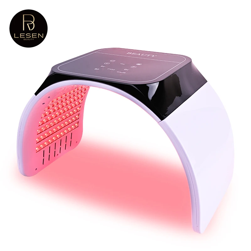 RED LED Face Mask Tool SPA Facial Spray Device Skin Rejuvenation Light Facial Body Beauty Machine For Skin Care LESEN beauty