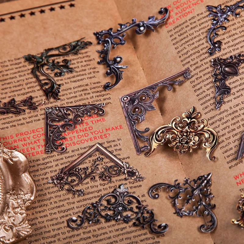 Baroque Series Corner DIY Washi Stickers Scrapbooking Label Diary Stationery Album Journal 24Pc/Pack