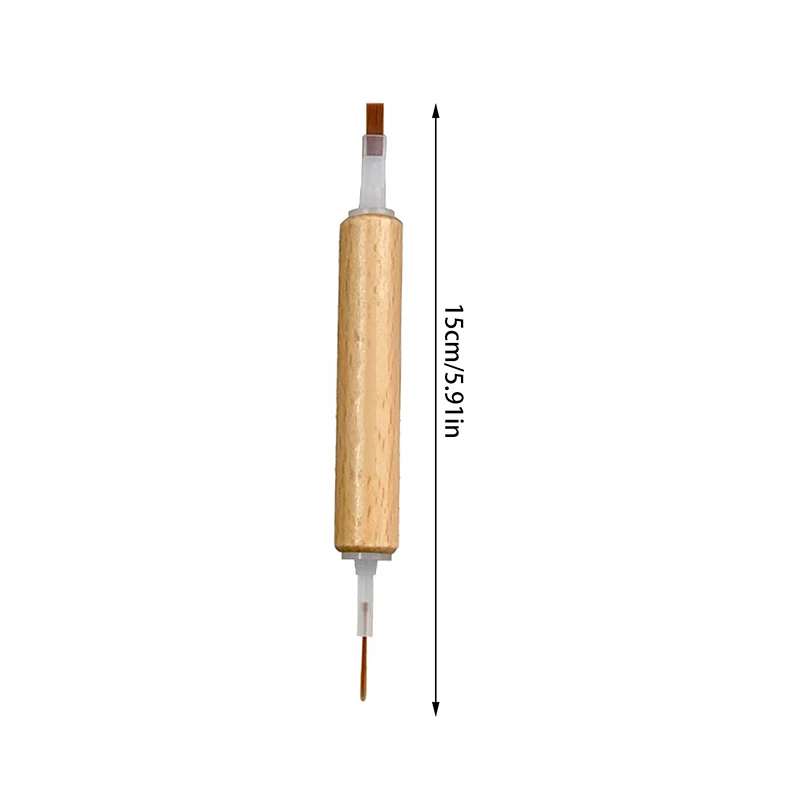 40/60 Pcs Nail Polish Brush With Double Head Pen Can Replacement Head Brush Nail Brush Liquid Applicators Manicure Tools 6