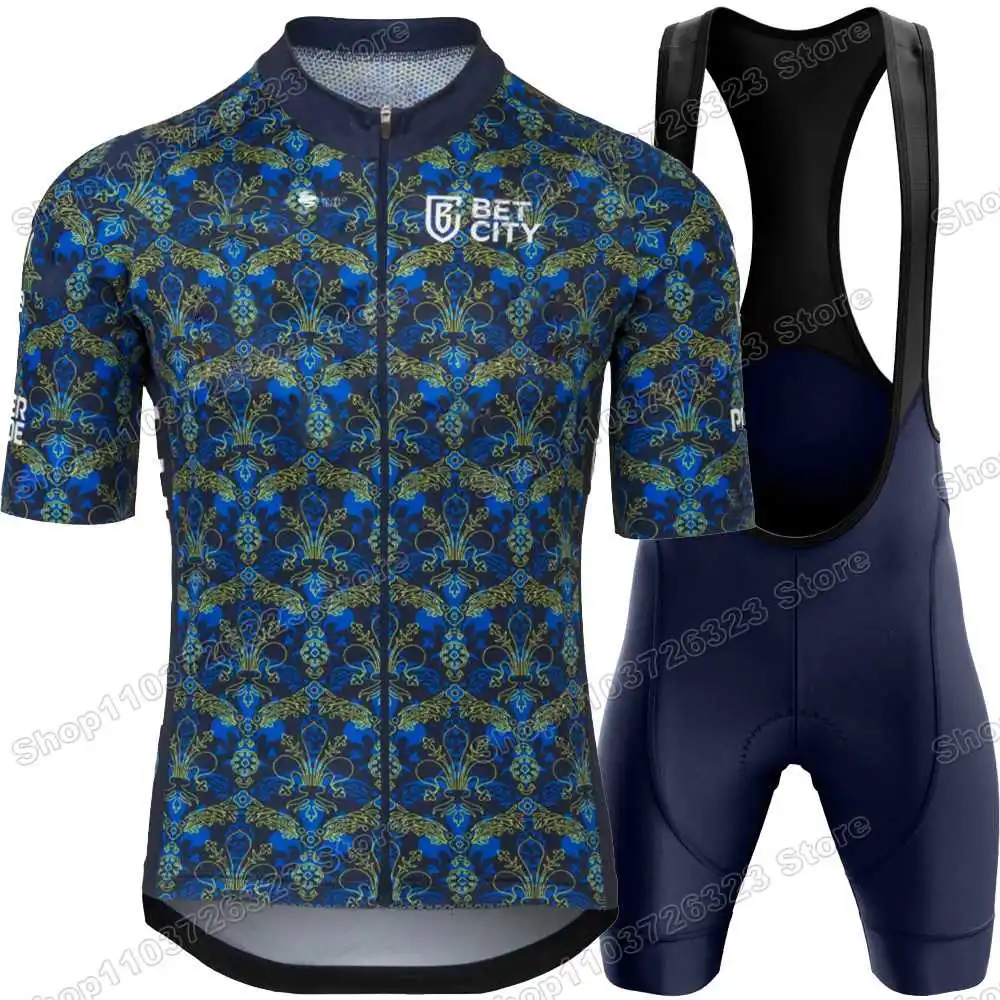 2025 Belgium Wout van Aert Cycling Jersey Set France Tour Renaissance Cycling Clothing Men Road Bike Shirts Suit Bib Shorts 5