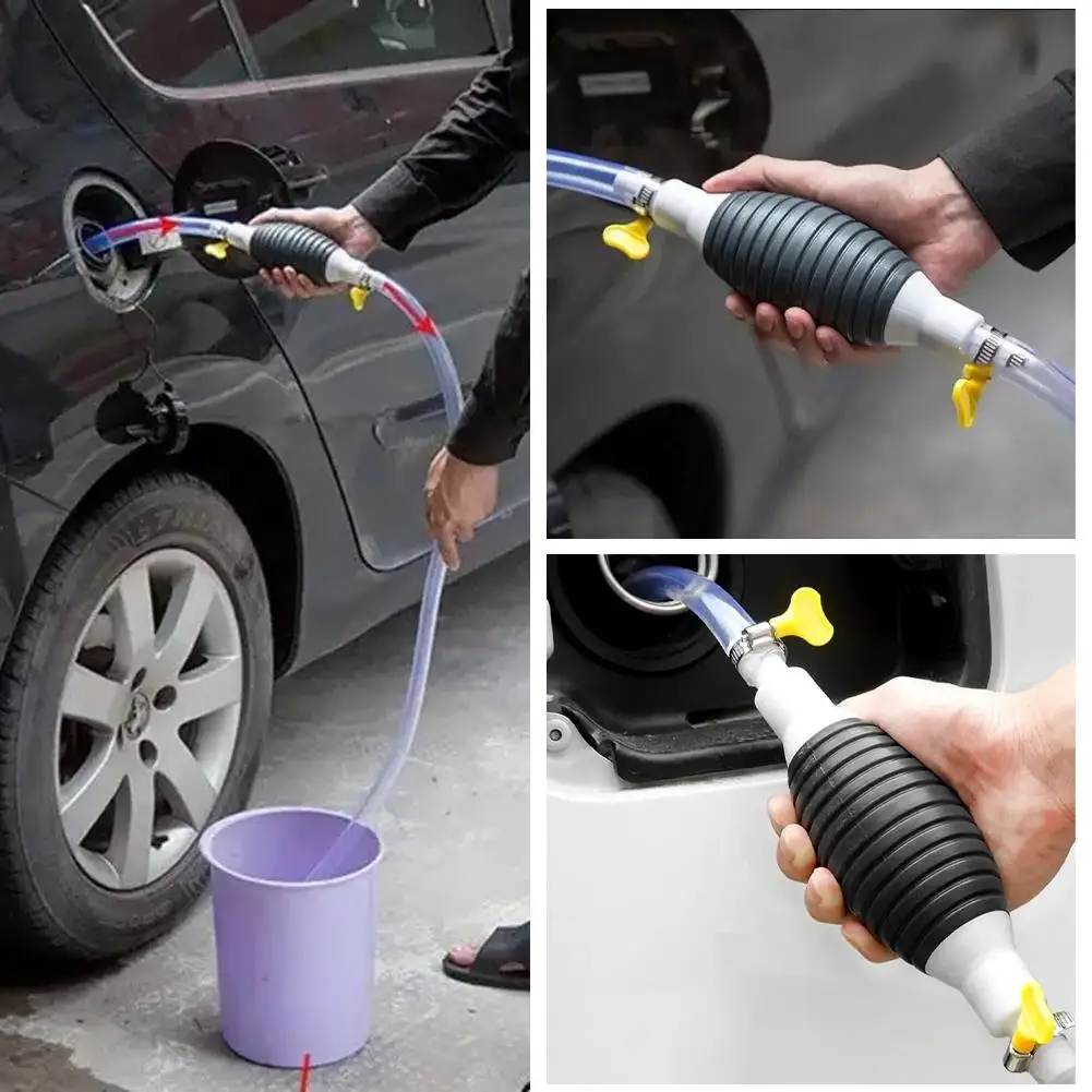 

Handy Manual Gas Oil Pump Car Fuel Pump Hand Straw Pump For Liquid Gasoline Tuning Fuel Gasoline Pump A3R5