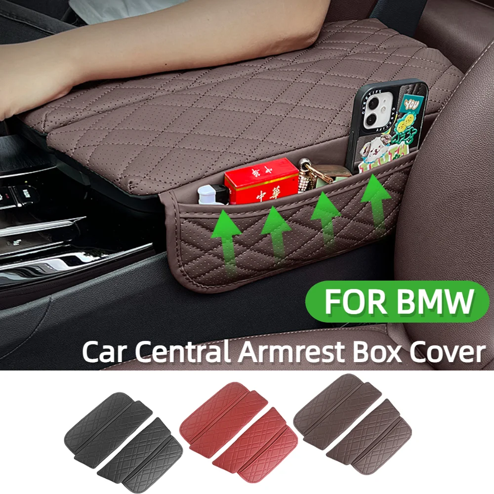 Pu Auto zentrale Armlehne Box Abdeckung Pad Auto Mitte Armlehne Organizer Zubehör für BMW G30 G38 G32 x5x6 x7 g05 g06 g07 g11 g12 lhd