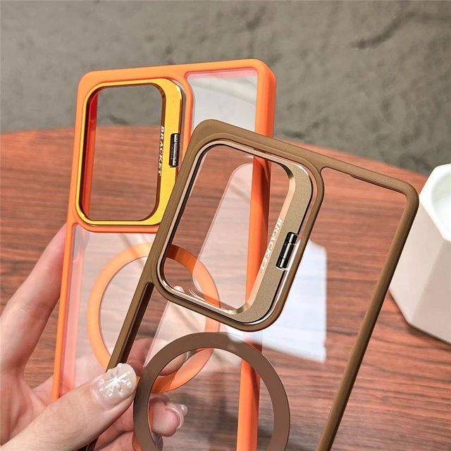 MagSafe Clear Case with Hidden Lens Holder for Samsung 5