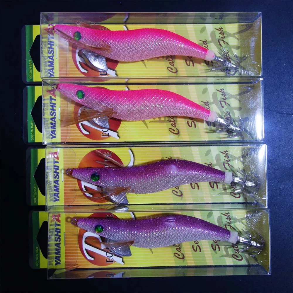 4 x Squid Jigs Lure 2.0 Egi Glow Tail Tackle Calamari Squid Jig