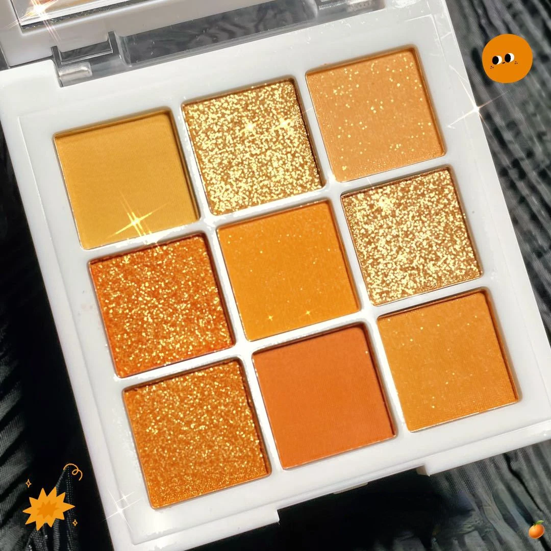 9ColorsCoolTonedDarkEyeshadowPaletteBlackSmokeyPaletteMatte