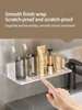 bathroom shelf aluminum bathroom rack toilet storage rack toilet kitchen shelf hang on the wall punch-free rack 3