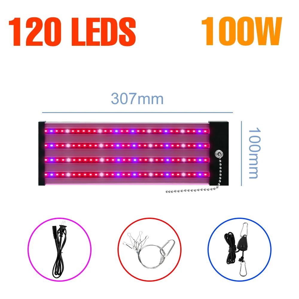 thumbnail image 1 of Tablero cuántico de luz LED de cultivo, lámpara Phyto de espectro completo, semilla de invernadero de flores de interior, fitoamplificador de 300W para iluminación de plántulas de 200W, 1 of 5