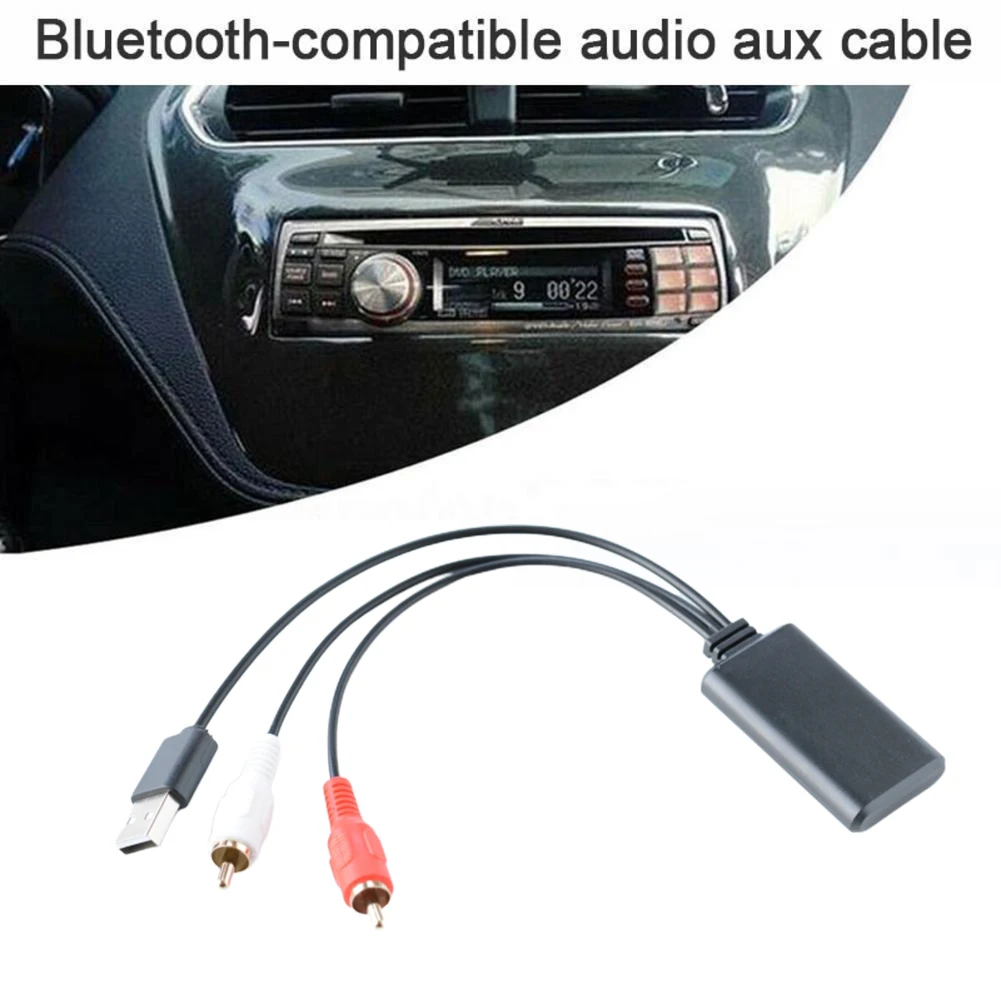 

Universal Auto RCA USB Adapter Wireless Receiver Media AUX Usb BT Audio Device For All Types Of Rear-mounted CD Players