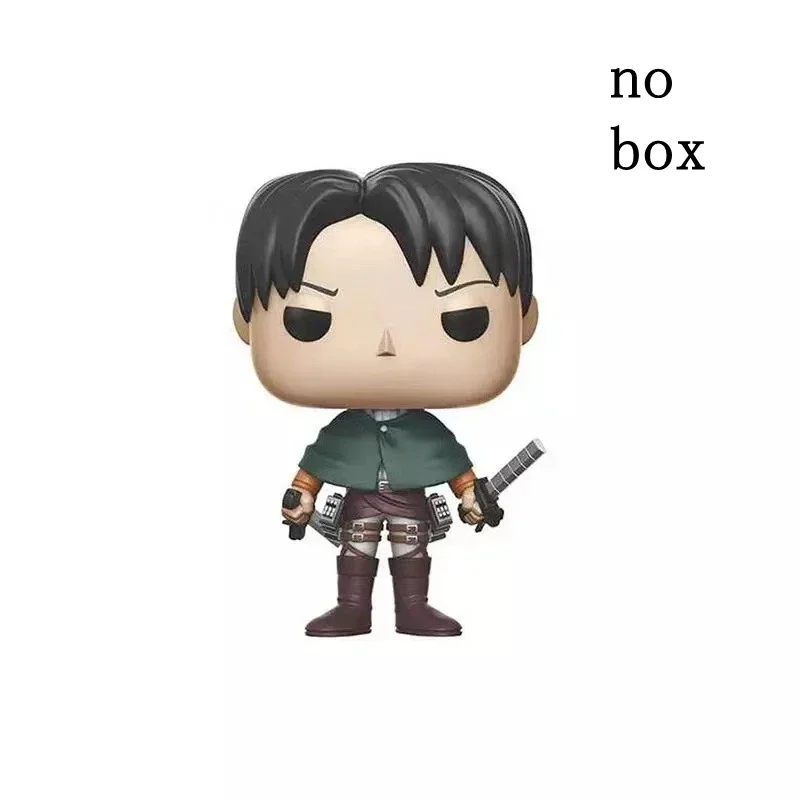 thumbnail image 1 of FUNKO POP Anime Attack On Titan Eren #20 Levi #235 Mikasa Ackermann #21 Figura de vinilo Modelo Colección Juguetes para niños Regalos, 1 of 5