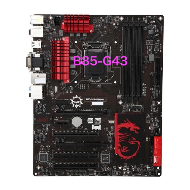 MSI B85G43 GAMING Motherboard LGA 1150 DDR3 Mainboard fully work