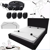 Erwachsene Paare Bdsm Erotische Produkte Sex Spielzeug Frauen Handschellen Harness SM Zurückhaltung Handgelenk Knöchel Manschette Bondage Intime Set Sex Shop 1