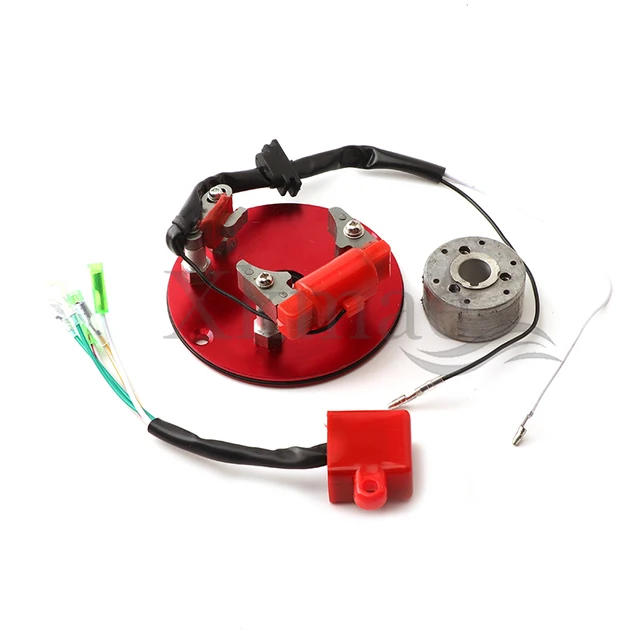 Remplacement De Bobine De Stator, Générateur D'allumage De Stator Magnéto 8 Pôles 8 Bobines Pour Scooters Chinois ATV Go Kart Cyclomoteur 125 Cc 150 Cc 152QMI 157QMJ Moteur
