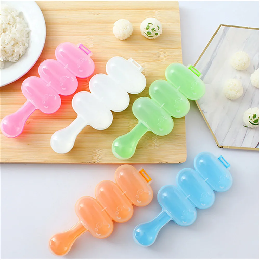 

2PC/Set Creativity Rice Ball Molds Sushi Mold Maker DIY Sushi Maker Onigiri Kitchen Sushi Making Tools Bento Accessories
