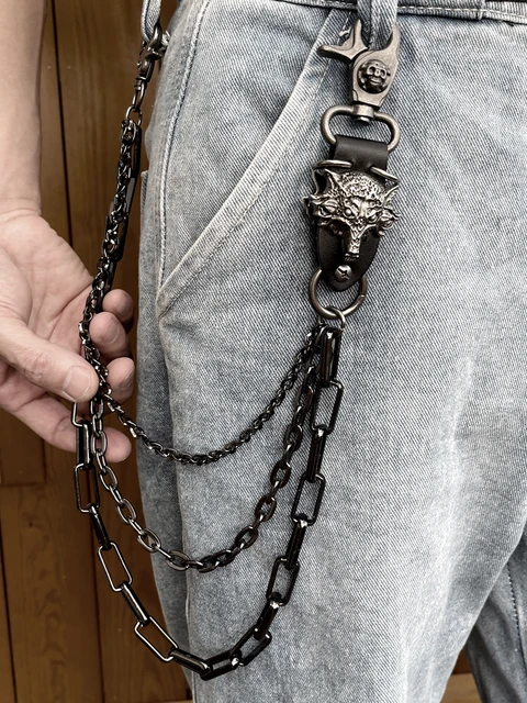 metal punk pant chain chest chain cool mens accessories