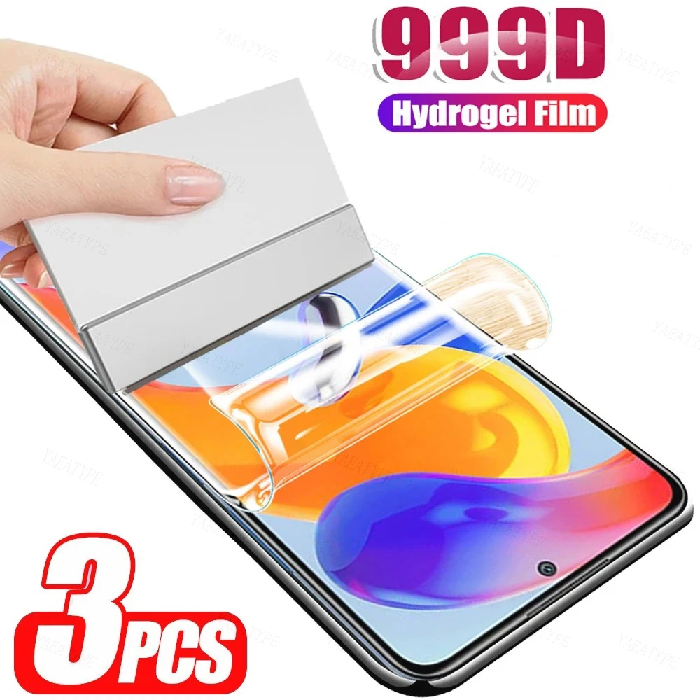 Pellicola Salvaschermo In Idrogel 3 Pezzi Per Xiaomi Civi 3 13 Lite Redmi A2 12C Redmi Note 12 12 Pro