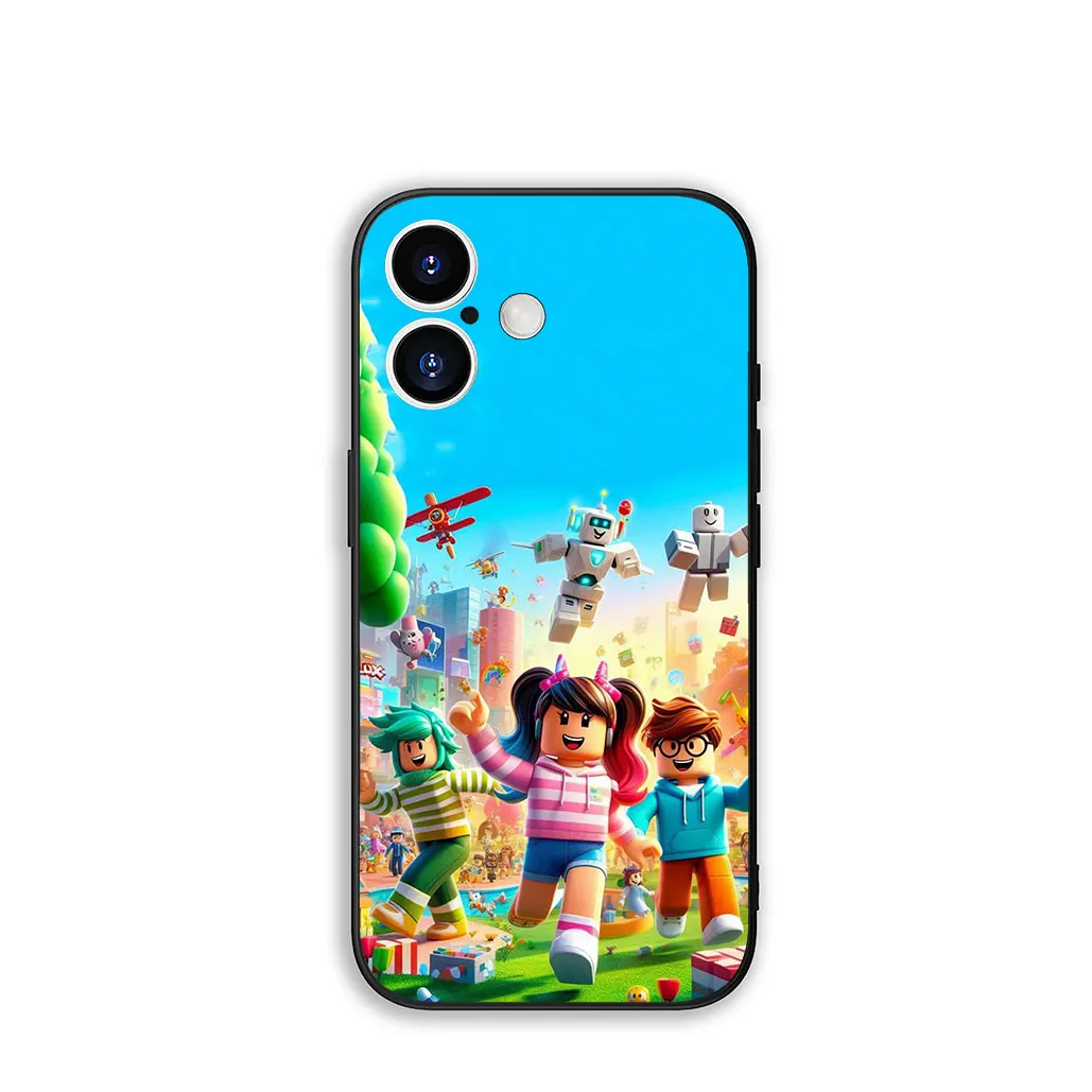 Stylish Gaming-Themed Phone Cover Case with R-Robloxs Wallpaper Design