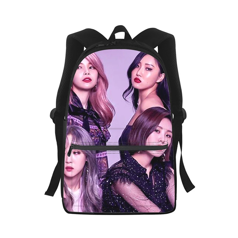 

Рюкзак MAMAMOO KPOP для девочек и мужчин, модная школьная сумка с 3D принтом для студентов, детский дорожный ранец на плечо