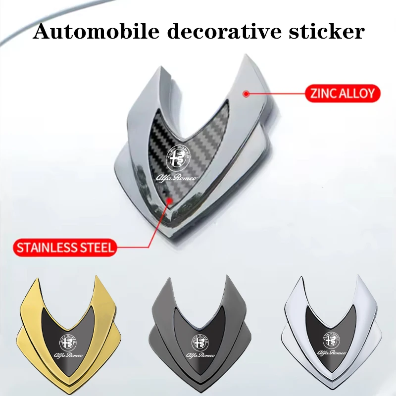 Car Metal Shield Design Badge Emblem Sticker - Sportiva Accessories