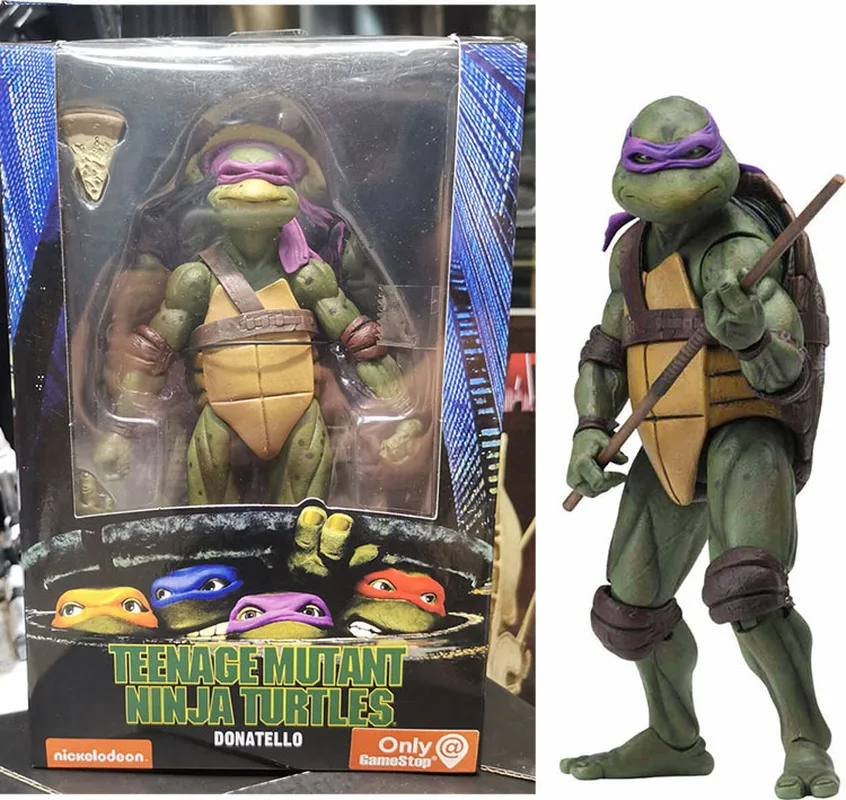 Teenage Mutant Ninja Turtles Animated Character Neca 1990 Movie