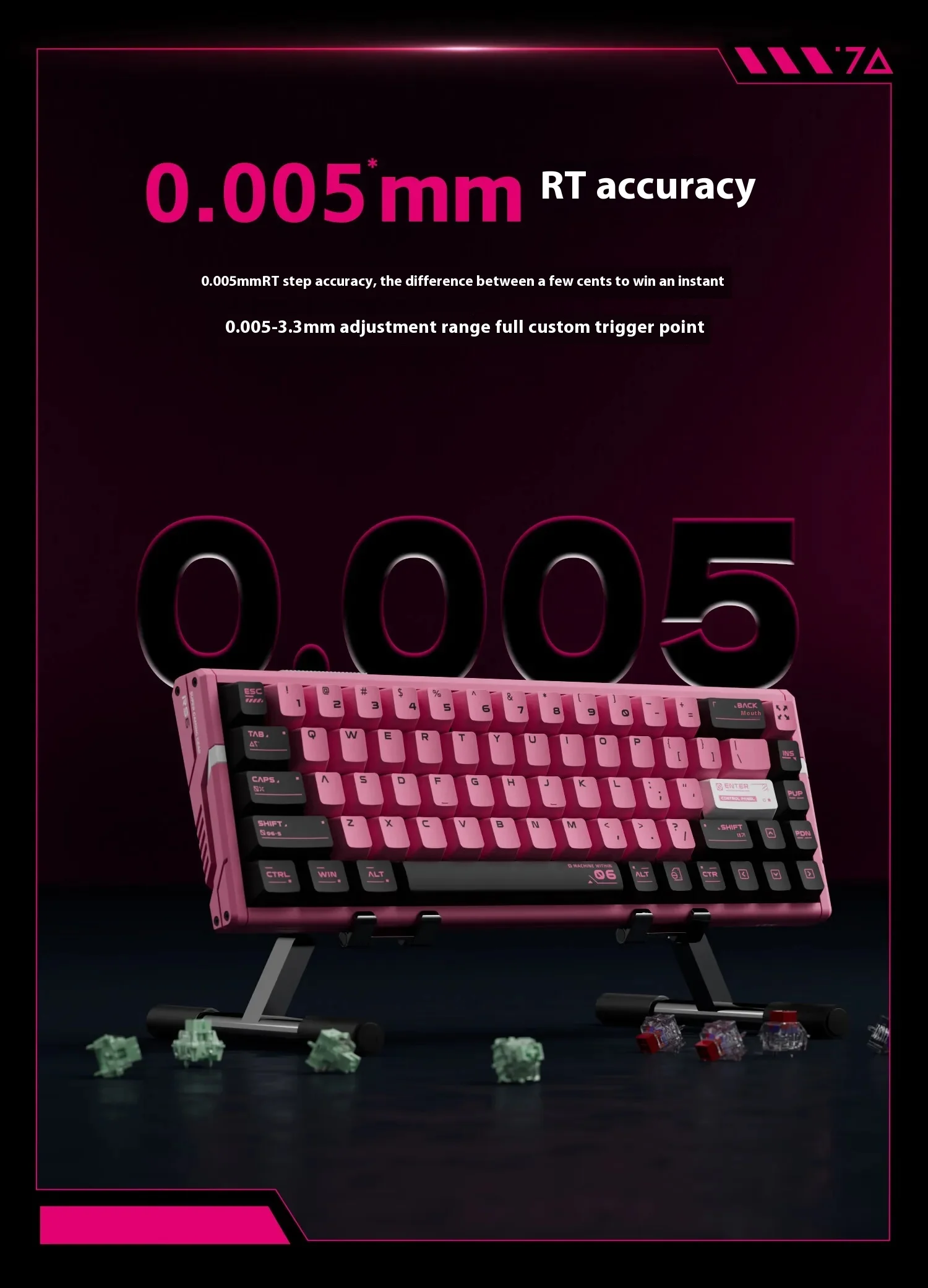 ATK RS6 Ultra ASPAS шарнирная клавиатура с магнитной осью