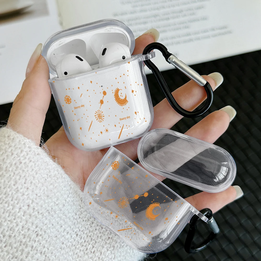 TPU Soft AirPods Case with Red Scratch Detail