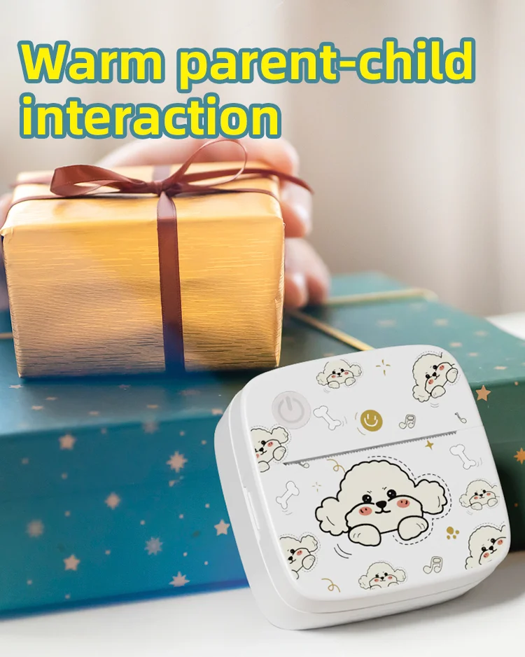 Description Picture 6 of itemDolewa D2 Bichon Mini Printer Portable Error Printer Use Thermal Paper Sticker Paper Label Maker Printer for Photo Printing