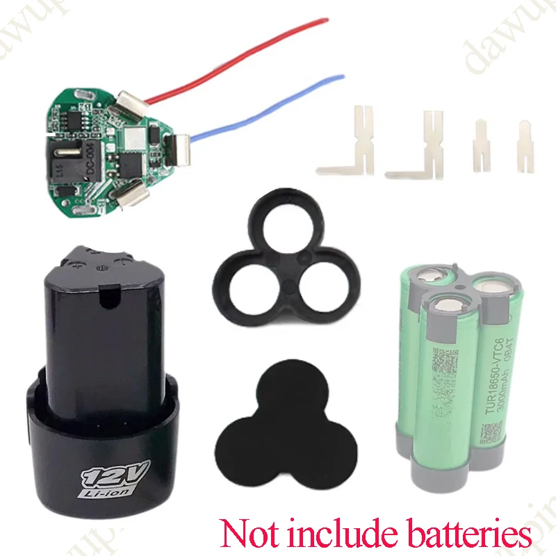 Enhanced Lithium Battery Case PCBA Board Circuit for 12V/10.8V Li-ion Pack Box Shell