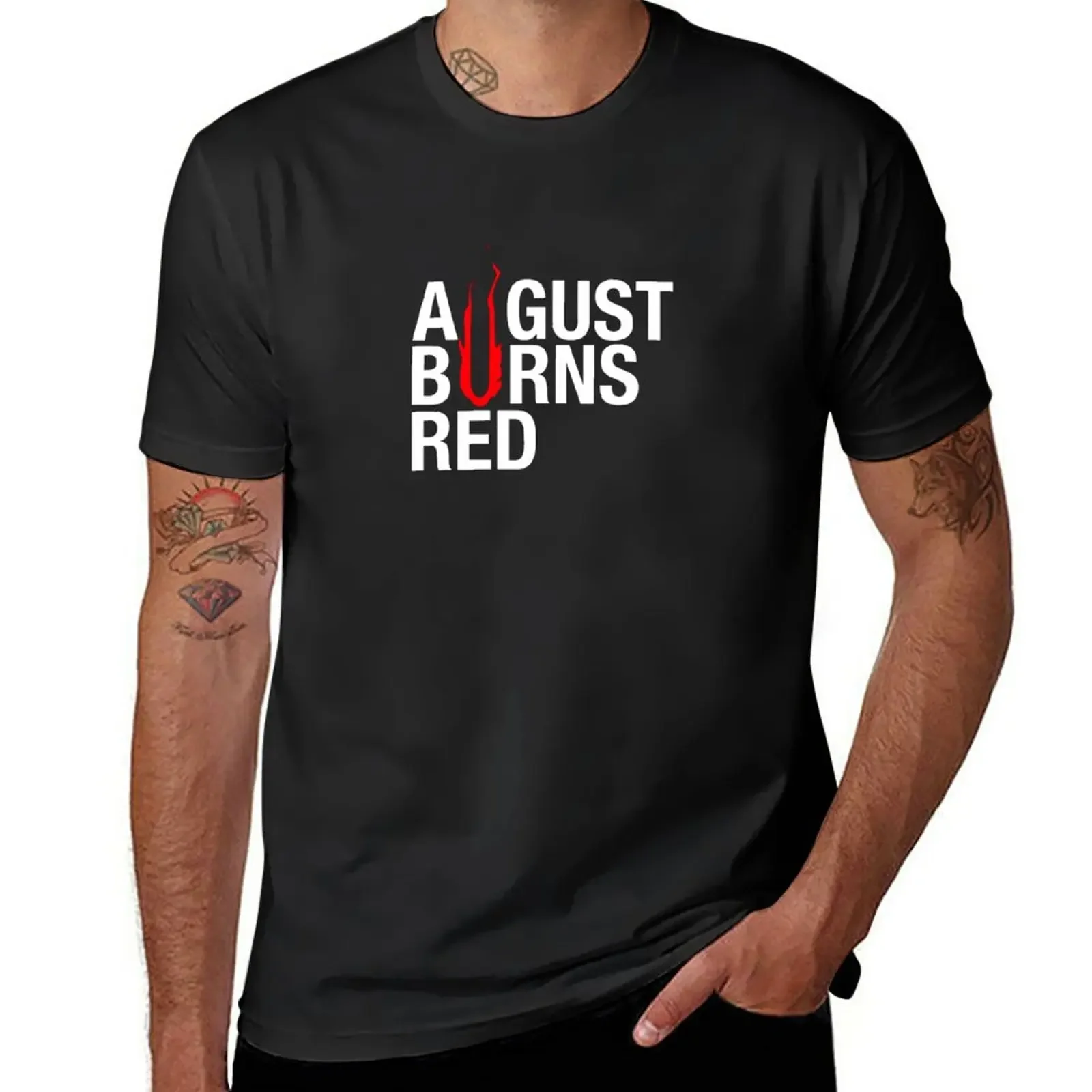 

August Burns Red T-Shirt quick drying tees fitted t shirts for men