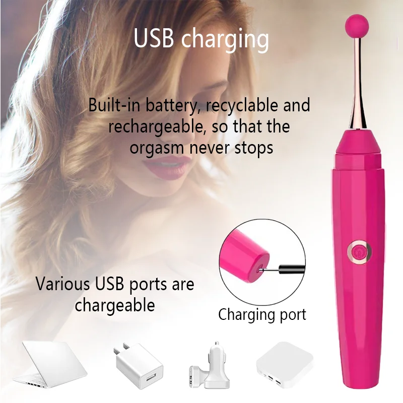 High Frequency G Spot Vibrator Powerful Stimulation Clitoris Vagina Massager Adult Female Nipple Masturbator For Women