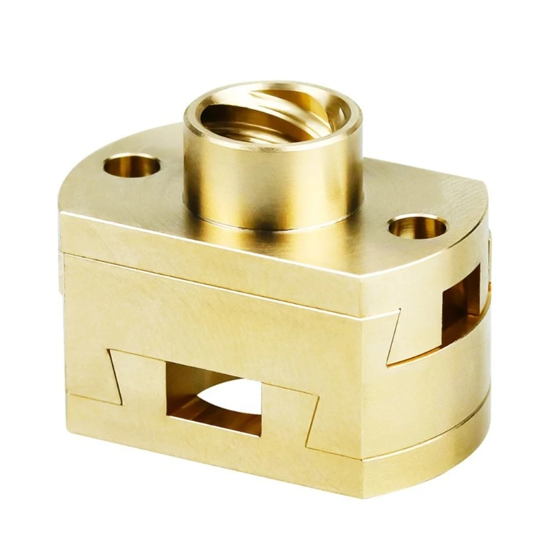 

Coupling Brass Nut Coupler Upgraded for CR10 S4S5 Ender3 V2 3D Printers Z-axis 8mm Screw Hotbed