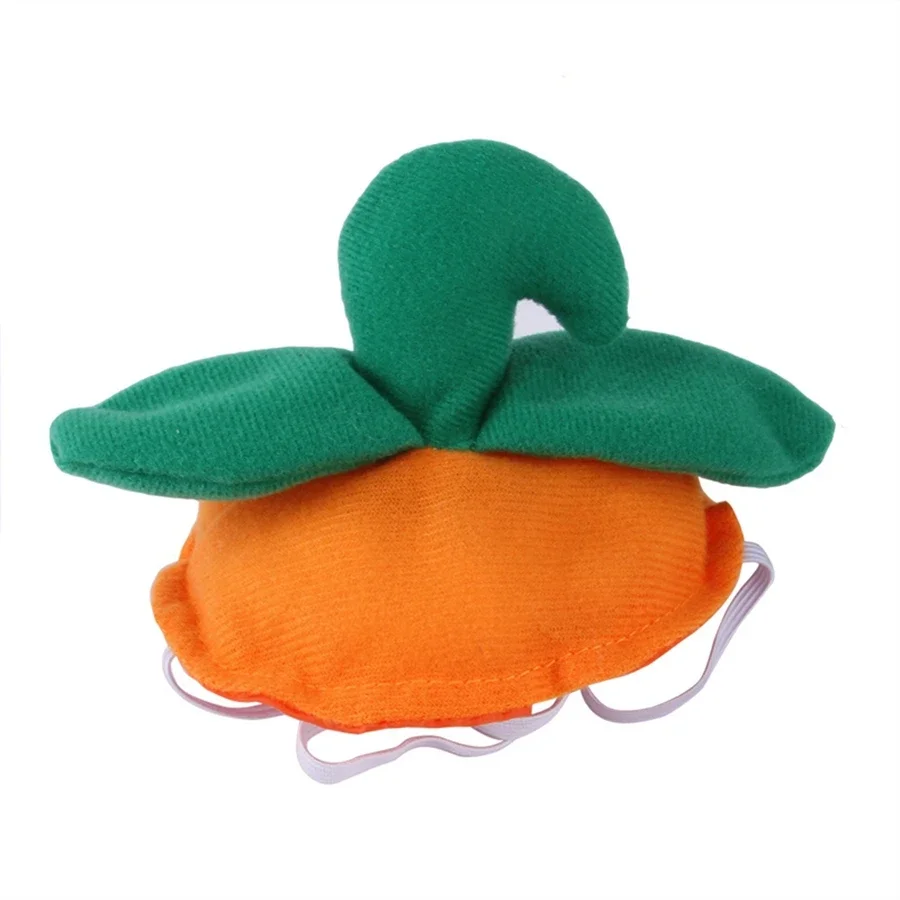 1 piece of new pet funny headwear, dog cat Halloween hat, green leaf pumpkin headgear, supplies