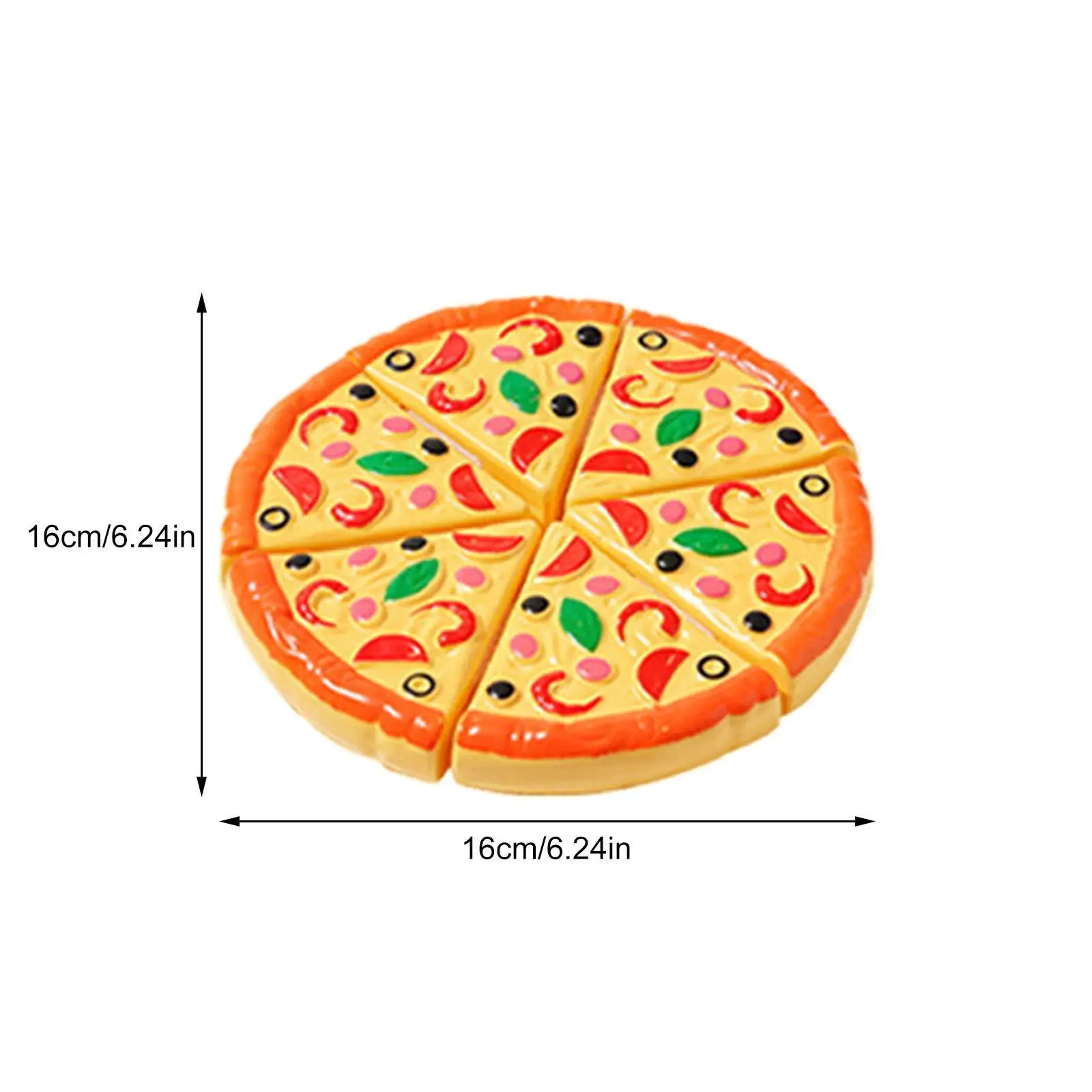 Kids Pizza Cutting Toy Simulation Food Plastic Pizza Toy Boy Kitchen Kitchen House Gift Game Pretend Play Toy Toy Girl Cook C9W3 5