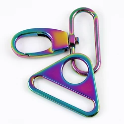 Versatile Metal Swivel Clasp Snap Hooks for DIY Crafts and Accessories (Colored)