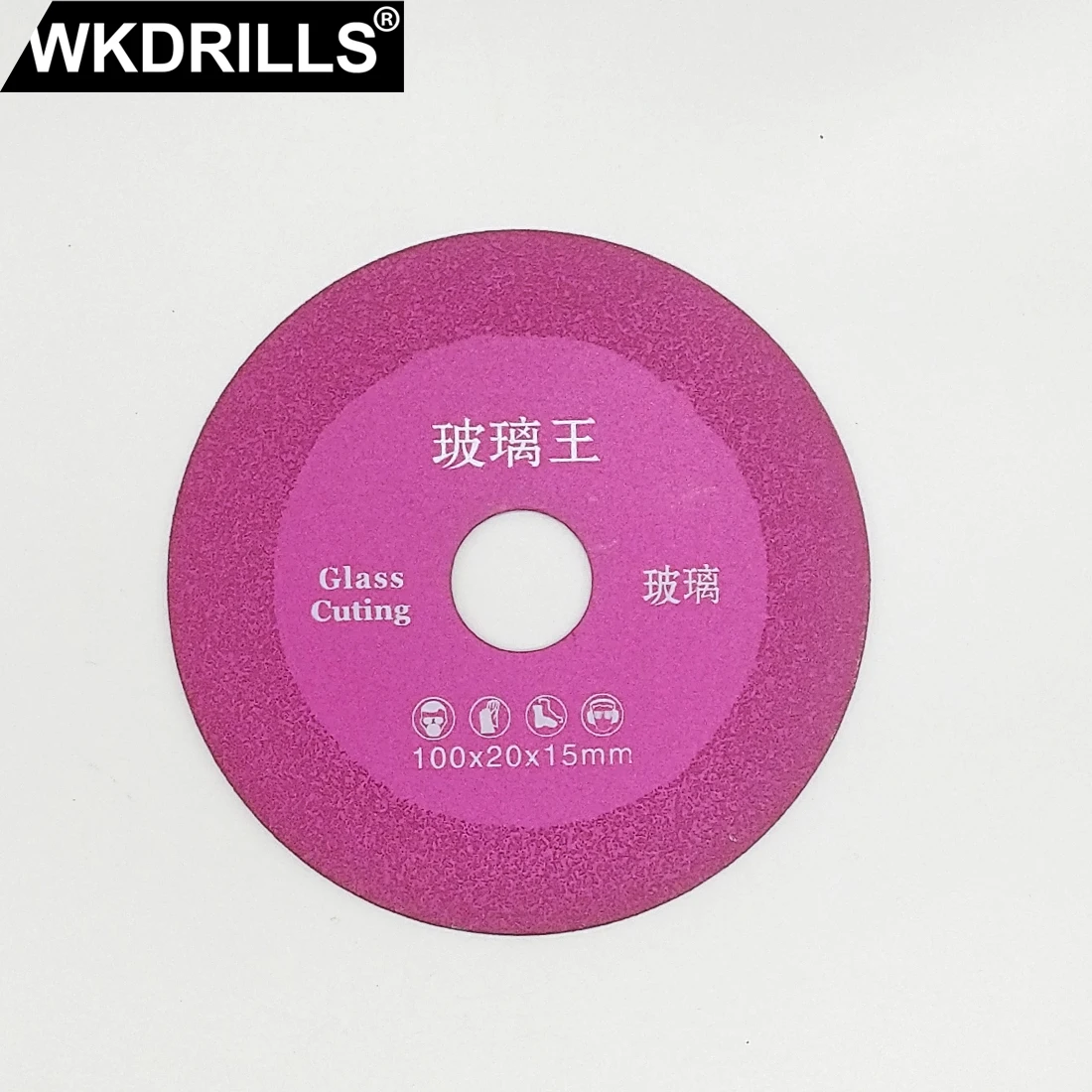 

100mm Glass dedicated cutting blade, ceramic tile jade wine bottle cutting thin saw blades grinding and trimming