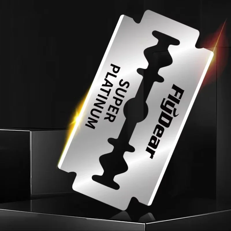 10-100Pcs Stainless Steel Material Durable Barber Shaving Blade Double Edge Safety Razor Extra Stainless Blades
