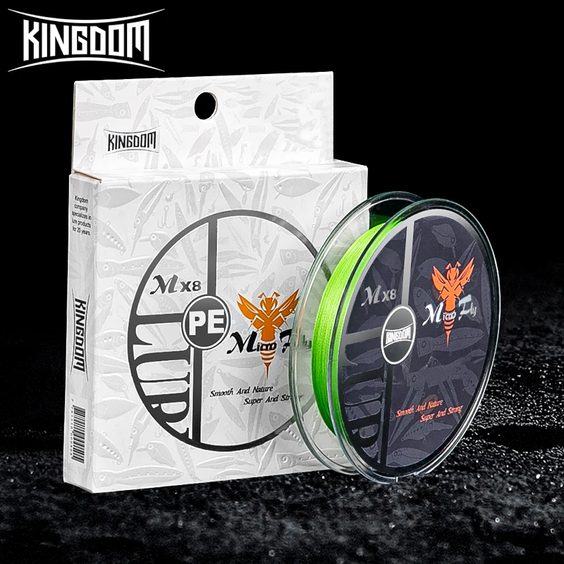 Ligne de Pêche PE Micro Fly 100M 150M 4 Brins 0.2# 0.6# Super Raide et Longue