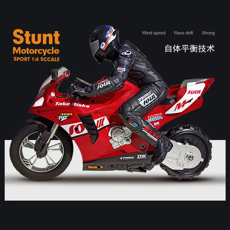 

2.4G Large Rc Self Balancing Motorcycle High-Speed Drift Rotation Stunt Standing Multi Gear 1/6 Electric Remote Control Car Toys