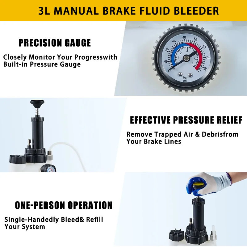 3L Versatile Transmission Oil Filling System with Adaptors