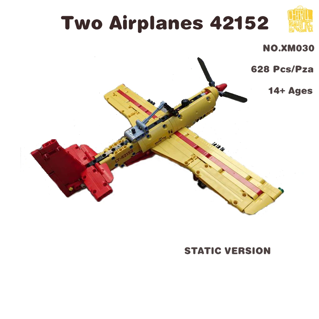 

MOC-XM030 Two Airplanes 42152 Model With PDF Drawings Building Blocks Bricks Kids DIY Toys Birthday Christmas Gifts