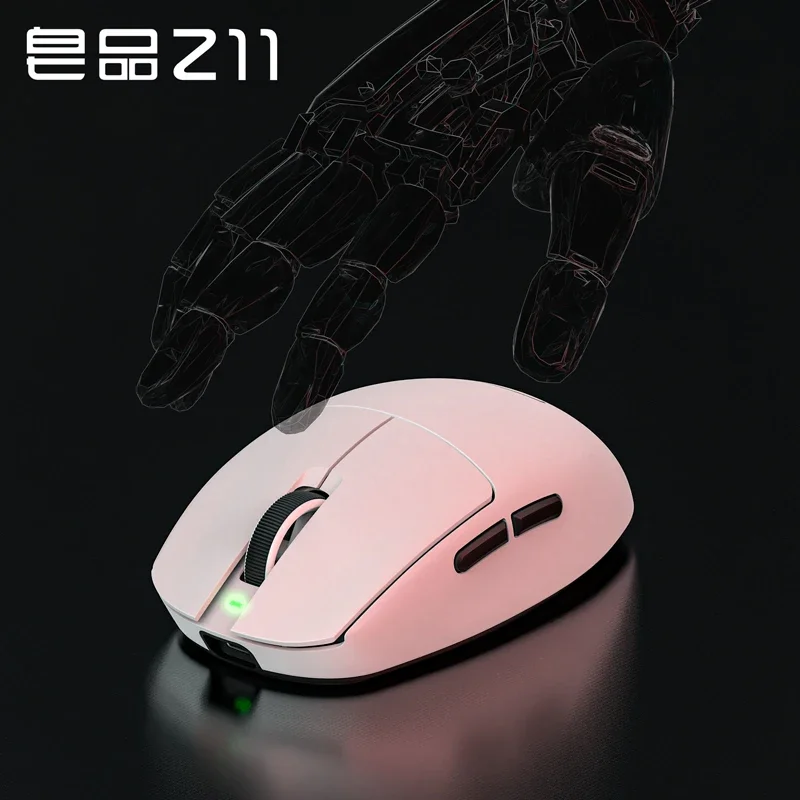 Zaopin Z11 PRO 트라이 모드 마우스 55g 경량 인체공학적 e스포츠 게이밍 마우스 1000Hz PAW3311/PAW3395 무선 오피스 노트북 마우스