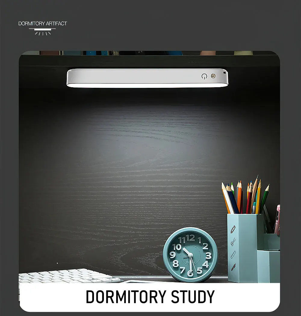 LED Motion Sensor Night Light with Remote Control Table Lamp USB Charging Eye-Care Adjustable Brightness Desk Light Night Lights