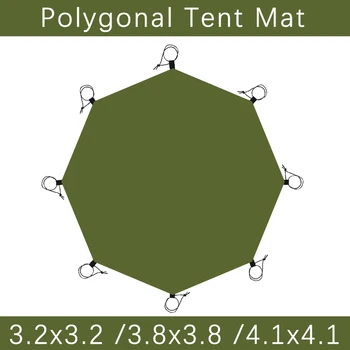 Octagonal Waterproof Tent Groundsheet 1