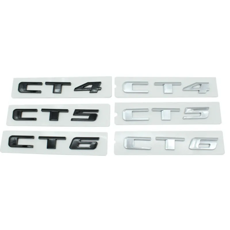 

CT4 5 6 Label Badge Car stickers for Cadillac XTS rear trunk retrofit accessories 25/28T 40T AWD ATSL displacement letter decals
