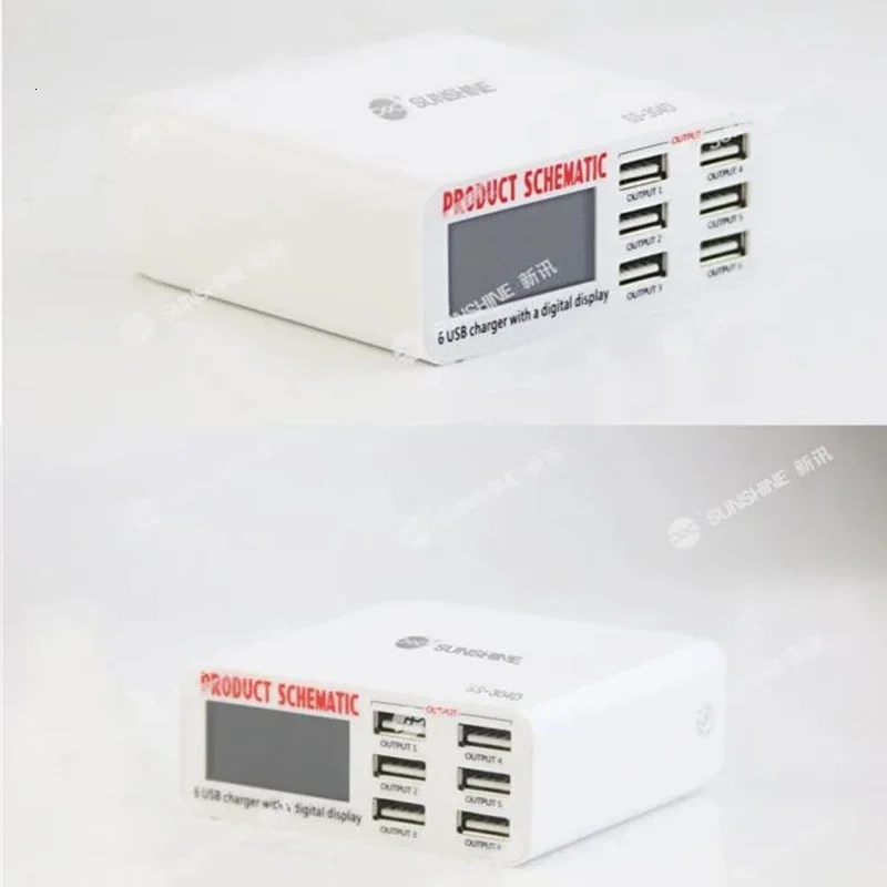  6 Ʈ USB   SS-304D 5V 6A  ÷    iPad  ǰ