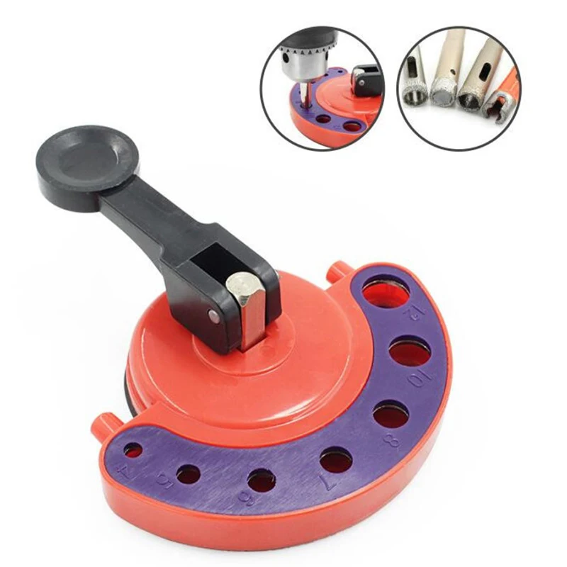 

Регулируемое алмазное сверло 4-12 мм, направляющее сверло для плитки, стеклянного сердечника с вакуумной присоской, стеклянные отверстия для плитки, определение местоположения