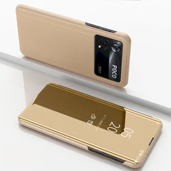 Custodia per telefono intelligente a specchio flip in pelle elegante - Design di lusso e protezione avanzata