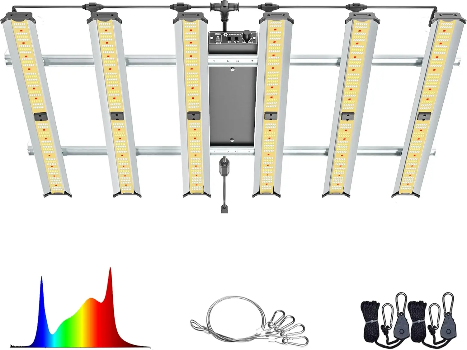 Grow Light LED Grow Lights for Indoor Plants Bar Full Spectrum Led Growing Light Plant Hanging Growing Lamps Seedling