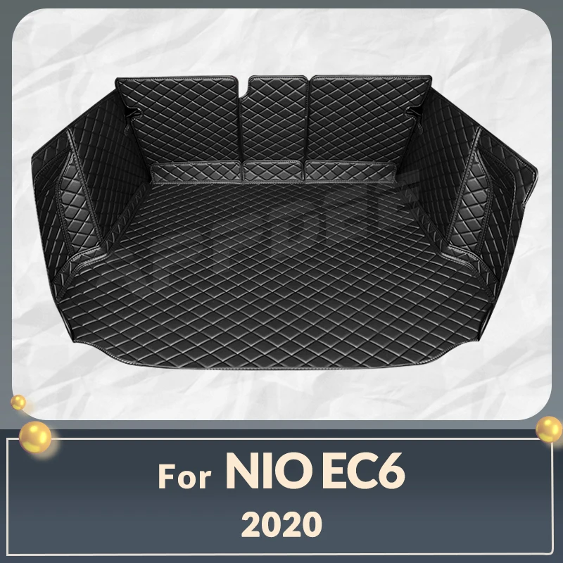 

Auto Full Coverage Trunk Mat For NIO EC6 2020 Anti-Dirty Leather Car Boot Cover Pad Cargo Liner Interior Protector Accessories