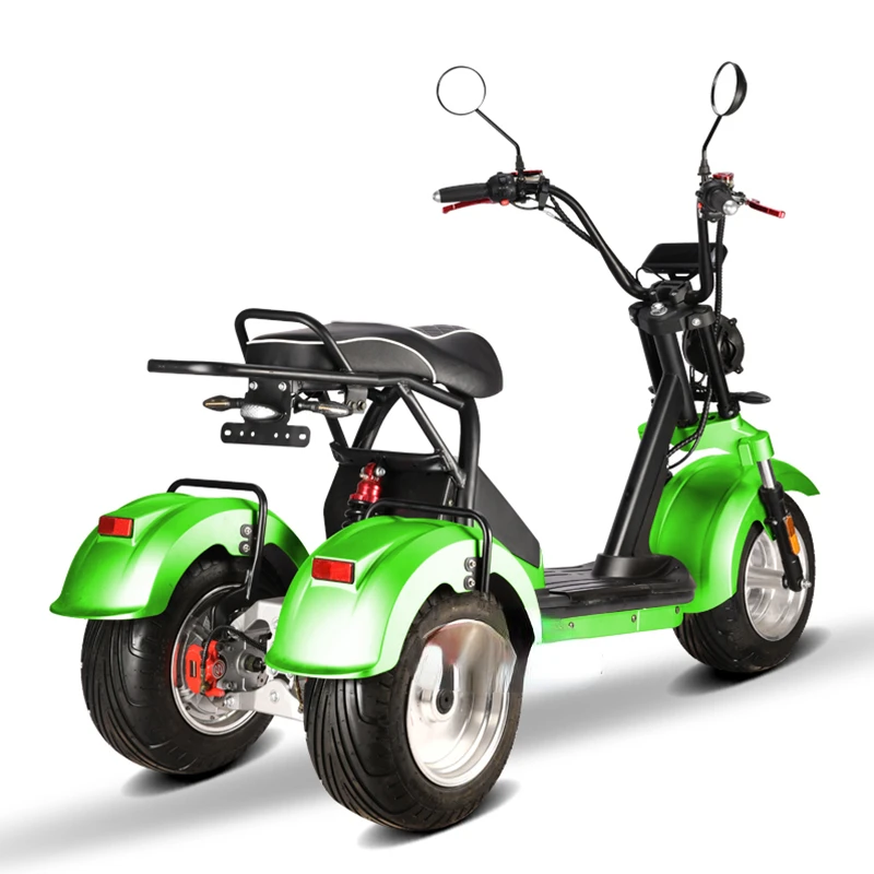 3 wheel electric scooter eu warehouse citycoco 4000w 60v 40ah battery electric tricycle e scooter adult electric motorcycle